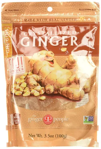 Vista 8 de GIN GINS - Caramelo duro de jengibre de doble fuerza por The Ginger People – Anti-náuseas y ayuda a la digestión, caramelo saludable envuelto