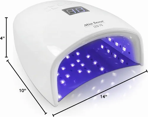 Vista 2 de Mia Secret - LÁMPARA PROFESIONAL DE CURADO LED UV Inalámbrico Recargable 48 vatios - Gel de Uñas