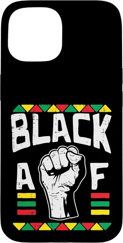 Vista 6 de Black AF Fist Dashiki Kente Pride BLM African American Gift Case for iPhone 17