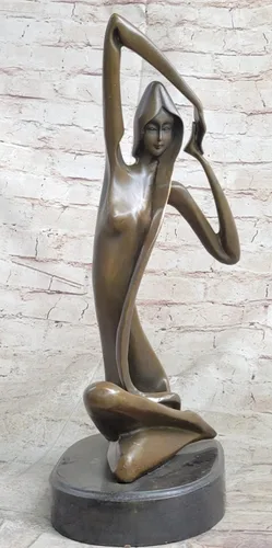 Vista 2 de EUROPEAN BRONZE Handcrafted Bronze Sculpture Sale Vitaleh by Female Abstract Nude Art Modern Brilliance Hot Cast Handmade Art Noveau