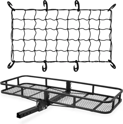 Vista 9 de Canasta de carga plegable de ARKSEN, receptor de enganche de 2", 60" de ancho