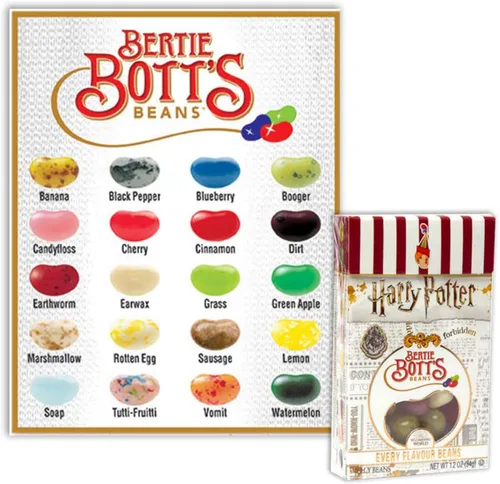 Vista 4 de Jelly Beans Harry Potter Bertie Bott's, de todos los sabores, 1.2 onzas, 3