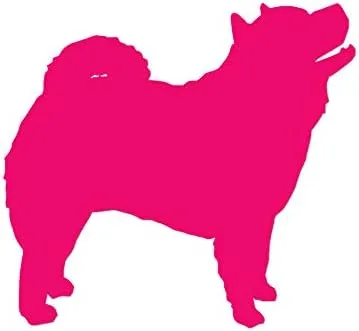 Vista 13 de Chow Chow Dog Breed - Adhesivo de vinilo de 4 x 3.75 pulgadas, color negro