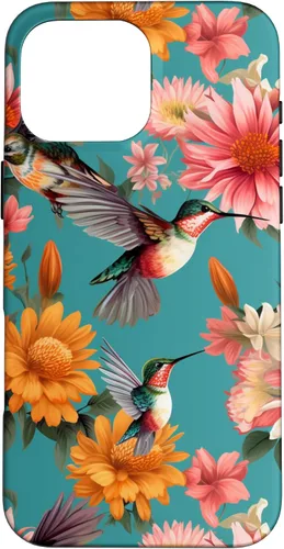 Vista 19 de Funda para iPhone 17 de colibríes en vuelo