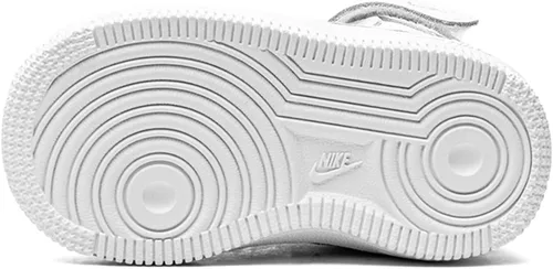 Vista 4 de Nike Air Force 1 Mid TD DH2935 111 para niños pequeños blanco sobre blanco talla 6C BlancoBlanco 6 bebé mayor