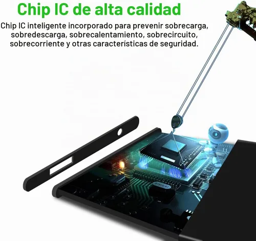 Vista 5 de WUHAO Batería de repuesto TLi019D7 de 2000 mAh para Alcatel 1 5033X 5033E 5033D 5033A