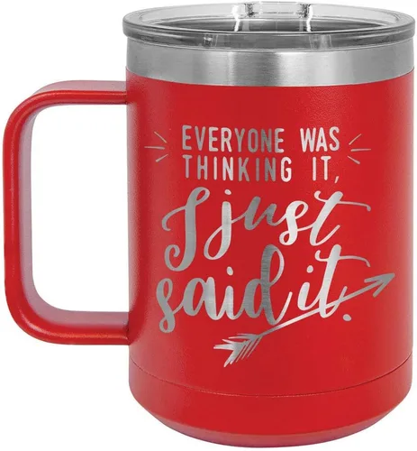 Vista 7 de Taza de café con tapa superior deslizante, con aislamiento para viaje, ideal para regalo de cumpleaños o Navidad de mujeres/hombres