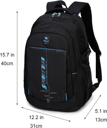 Vista 3 de goldwheat Mochilas escolares para estudiantes, mochila casual para viajes, mochila de viaje para adolescentes y niños, Computadora portátil