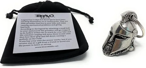 Vista 5 de Spartan - Accesorio para motocicleta o llavero para la suerte en la carretera