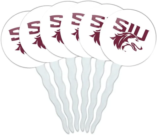 Vista 116 de Abilene Christian - Juego de 6 palillos para cupcakes con logotipo secundario
