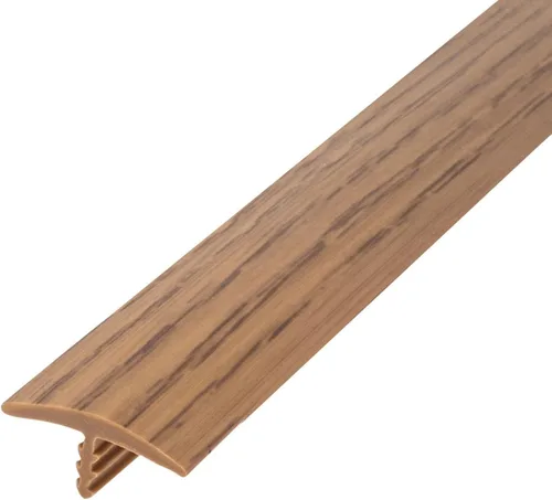 Vista 17 de Outwater T-moldeo plástico de la camiseta flexible de la púa del centro del polietileno de la almendra de 1 pulgada que moldea la bobina de 25 pies