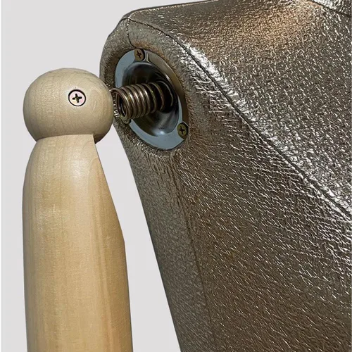 Vista 5 de Torso de maniquí femenino, forma de vestido con cabeza y brazos de madera posables, cuerpo torse de maniquí ajustable en altura