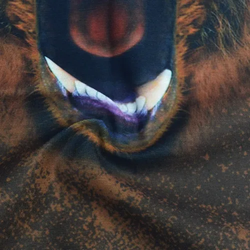 Vista 7 de Obacle - Máscara facial con diseño de animal y sin costuras para protección contra el sol, el polvo y el viento, bandana para hombres y mujeres