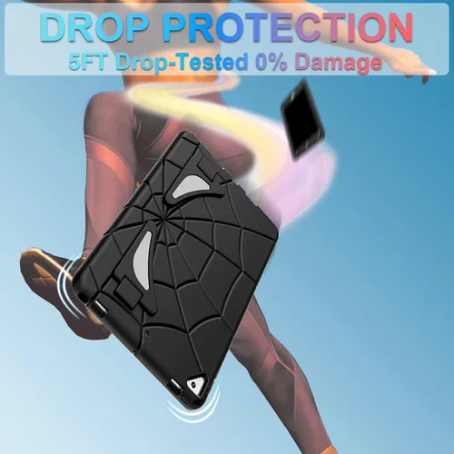 Vista 3 de Nitupai - Funda para iPad 10.2, funda para iPad de 9.ª / 8.ª / 7.ª generación, funda resistente a los golpes con protección robusta de 10.2 pulgadas