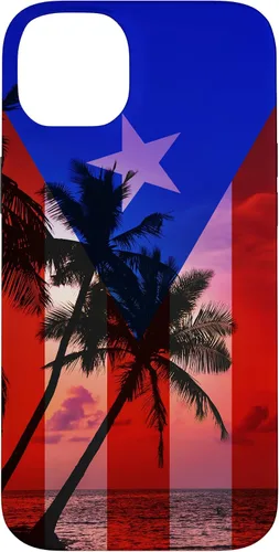 Vista 15 de Tropical Ocean Vibes Puerto Rico Flag - Funda para iPhone 17