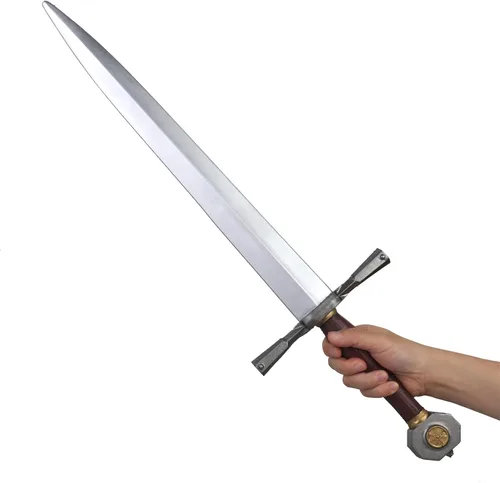 Vista 9 de HOTTERCOS Espada medieval de caballero falsa de espuma vikinga para cosplay