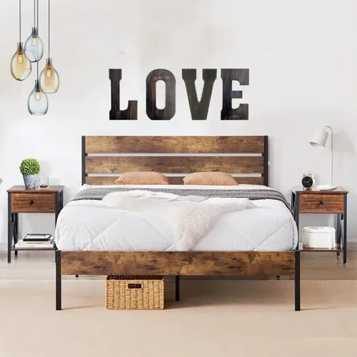 Vista 7 de Arte de pared con letras grandes para sala de estar, baño, dormitorio y decoración del hogar, letras rústicas de casa de campo para apellidos