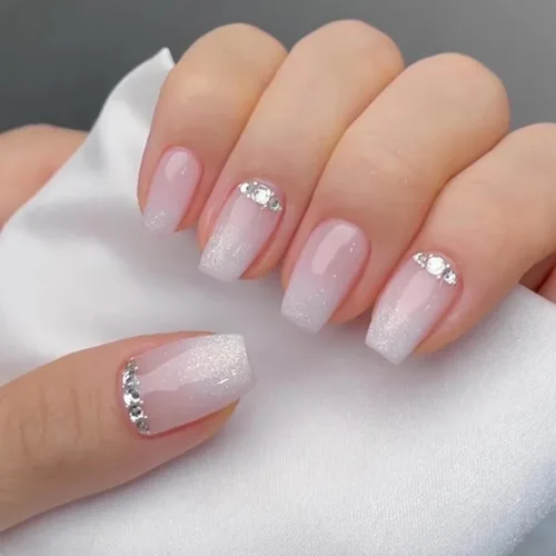 Vista 20 de MISUD - Uñas postizas largas con forma de ataúd, con diseño gótico de vampiro en negro y rojo, acrílico, 24 piezas