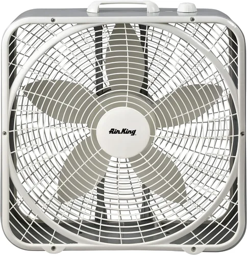 Vista 9 de Air King 9723 Ventilador de caja de 3 velocidades de 20 pulgadas, color blanco