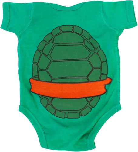 Vista 2 de Teenage Mutant Ninja Turtles Mameluco de bebé para bebé con disfraz verde, Verde
