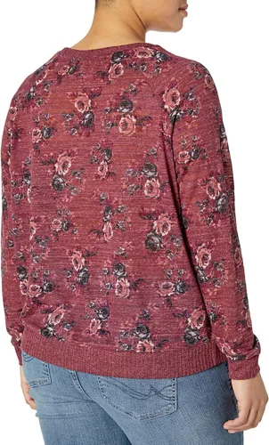 Vista 2 de Autoestima sudadera estampado frontal de volantes para mujer