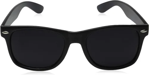 Vista 2 de zeroUV - Gafas de sol con montura de cuerno negro mate