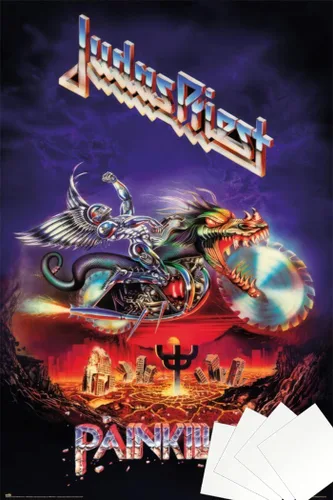 Vista 9 de Judas Priest - Póster musical (matainkiller) (tamaño: 24" x 36") (póster laminado)
