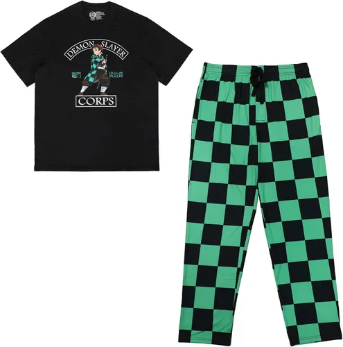 Vista 4 de Demon Slayer Tanjiro Kamado Demon Slayer Corps - Juego de dormir para hombre