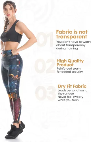 Vista 4 de Active4U Drakon Wear - Leggings de compresión para mujer Drakon WW ww