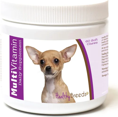 Vista 23 de Healthy Breeds Affenpinscher - Masticables blandos multivitamínicos, 60
