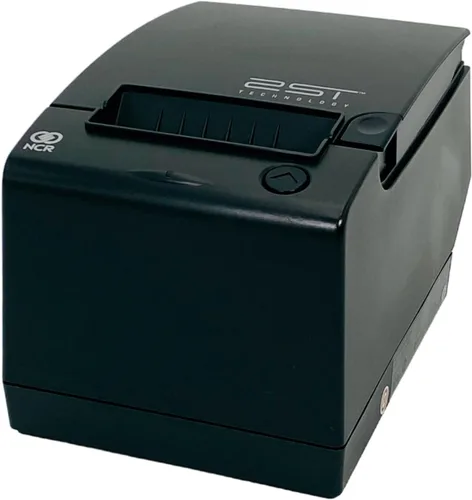 Vista 3 de Tekswamp NCR RealPOS 7198-2003-9001 Impresora térmica de recibos POS de dos caras USB Serial con adaptador de CA
