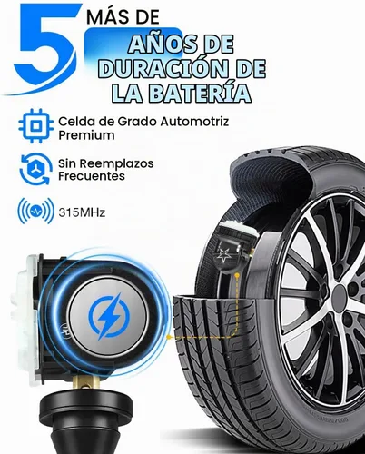 Vista 6 de Sensor TPMS preprogramado YZHIDAINF para: Chevy Impala 2006-2020 Malibu Tahoe Equinox Cruze para: GMC Acadia para: - Cadillac Escalade 315MHz Sensor