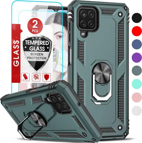 Vista 281 de LeYi Funda para Moto G Stylus 2022 4G (no compatible con 5G), funda para Moto G Stylus con 2 protectores de pantalla, funda protectora de grado Oro