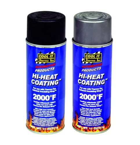 Vista 3 de Thermo Tec 12001 Black High Heat Coating 12 oz (Pack of 2)