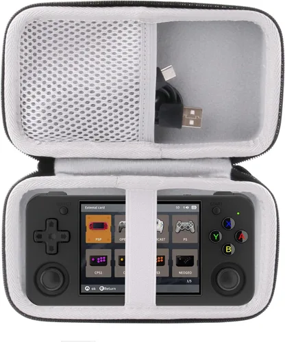 Vista 3 de WERJIA Estuche rígido para Retroid Pocket 4/4pro/Trimui Smart Pro/Retroid Pocket 3/3 Plus Retro Game Handheld Console