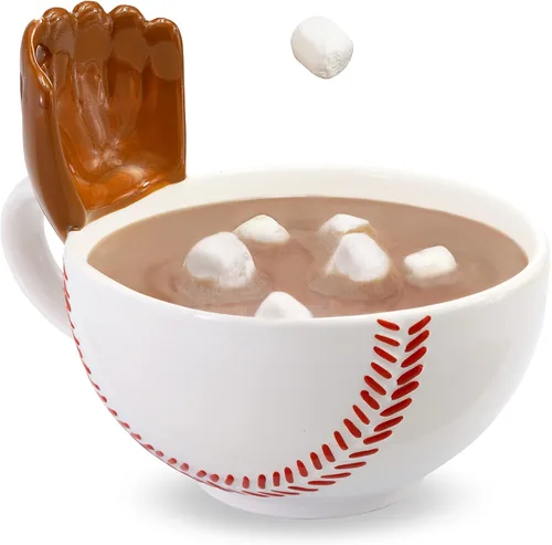 Vista 8 de MAX'IS Creations Taza de café con guante de béisbol para entrenador, niños de 8 a 14 años, hombres y mujeres, regalos y accesorios de béisbol
