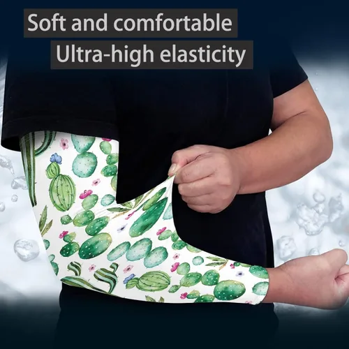 Vista 4 de AFPANQZ Funda protectora para brazos, protección UV, para deportes, para verano, al aire libre, ciclismo, golf