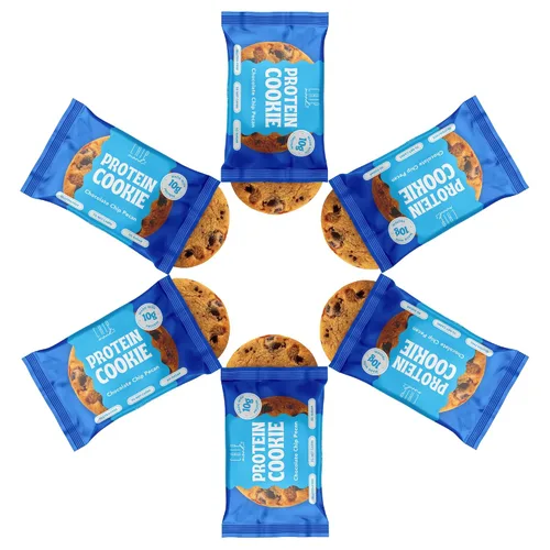 Vista 7 de ChipMonk Galletas para hornear, nueces con chispas de chocolate y nueces altas en proteínas, aperitivos de gimnasio aptos para dietas bajas