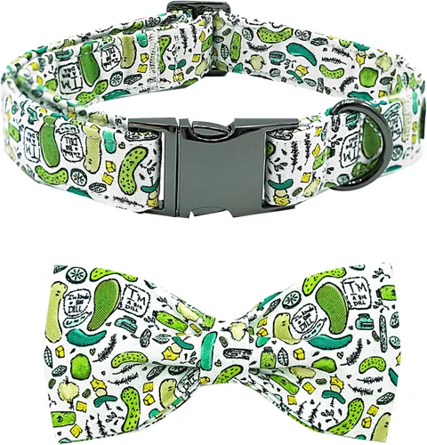 Vista 26 de Collar para perro, con estampado de tiburón, collar para cachorro, collar para mascotas, collar de lazo para perros, suave, duradero, ajustable