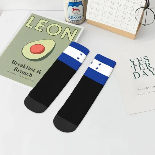 Vista 8 de GDJF Calcetines tobilleros con bandera de Honduras de verano, corte bajo, deportivos, cómodos, transpirables, casuales, para hombre y mujer, 1, 1