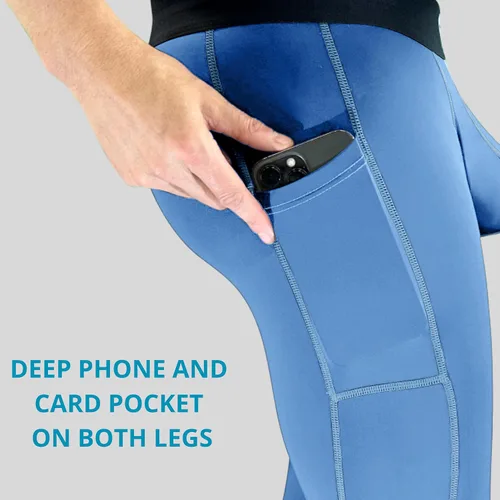 Vista 5 de Real Men D Pouch - Pantalones de compresión para hombre, leggings para hombre, pantalones de yoga, medias, capa base para hombres clima frío