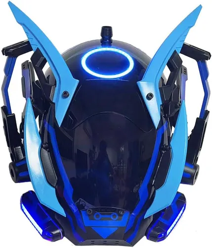 Vista 10 de Future Tech - Colección de máscaras brillantes para fiestas de disfraces