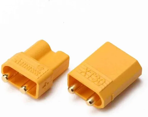 Vista 3 de Pieza de repuesto para el fabricante para 5 pares XT30PB XT-30 PCB macho hembra 0.079 in enchufes batería RC