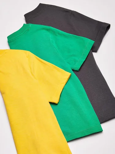Vista 5 de Curious George Paquete de 3 camisetas surtidas para niños y niños, número 1 Surtido