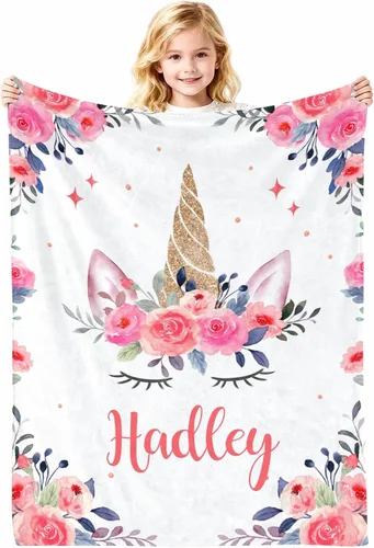 Vista 31 de Manta de bebé personalizada con nombre, cobijas de franela suaves y personalizadas con diseño de animales para recién nacidos, niños y niñas