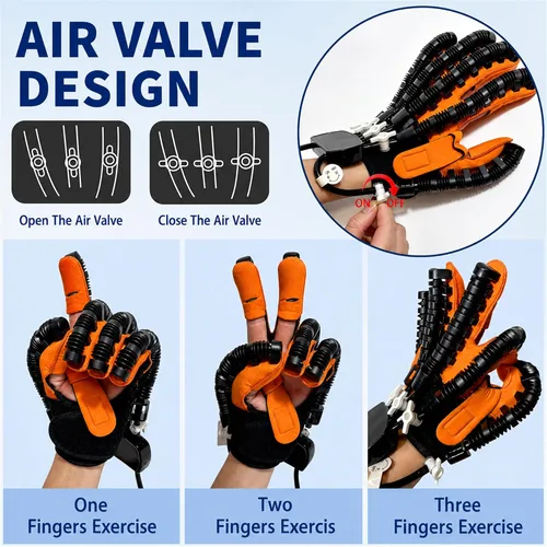 Vista 7 de Rehabilitation Robot Gloves for Stroke Recovery, Auto Finger Exerciser for Assisted Hand Training and Hand Function Rehabilitation