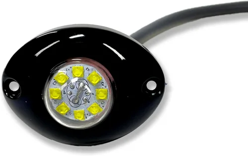 Vista 3 de Kit estroboscópico LED de perfil bajo de alta intensidad de 24 W, luz de advertencia de emergencia para camiones y automóviles, universal, 1 paquete