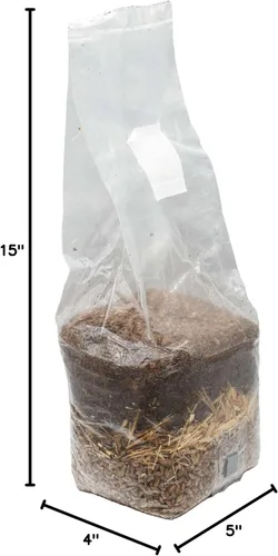Vista 5 de Bolsa de cultivo de hongos todo en uno a base de madera