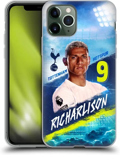 Vista 26 de Head Case Designs Officially Licensed Tottenham Hotspur F.C. Cristian Romero 2023/24 First Team Gel Case [Military Grade] Compatible with Apple