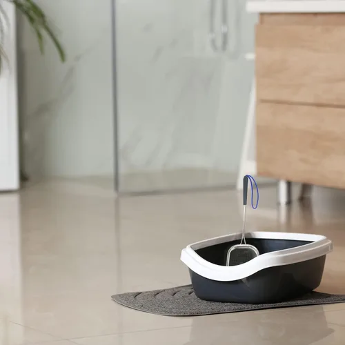 Vista 9 de Sand Dipper Pala de Arena Metálica para Gatos – Pala de Caca de Gato con Mango Largo para Caja de Arena (15"), Pala de Arena de Acero Inoxidable